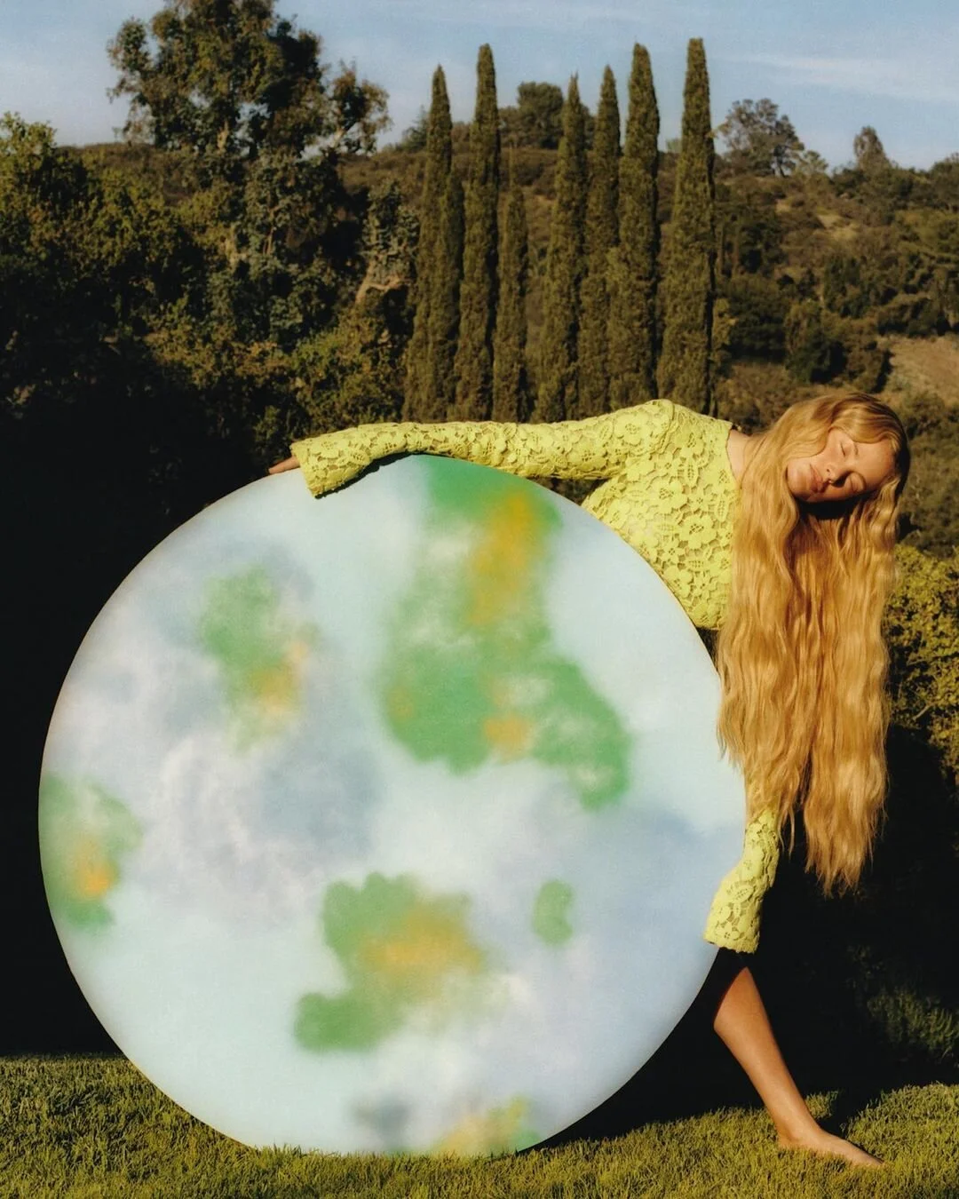 Carolyn Murphy Honors Earth in Vogue Russia June 2021 Cover by